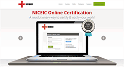 Desktop Screenshot of niceiconline.com